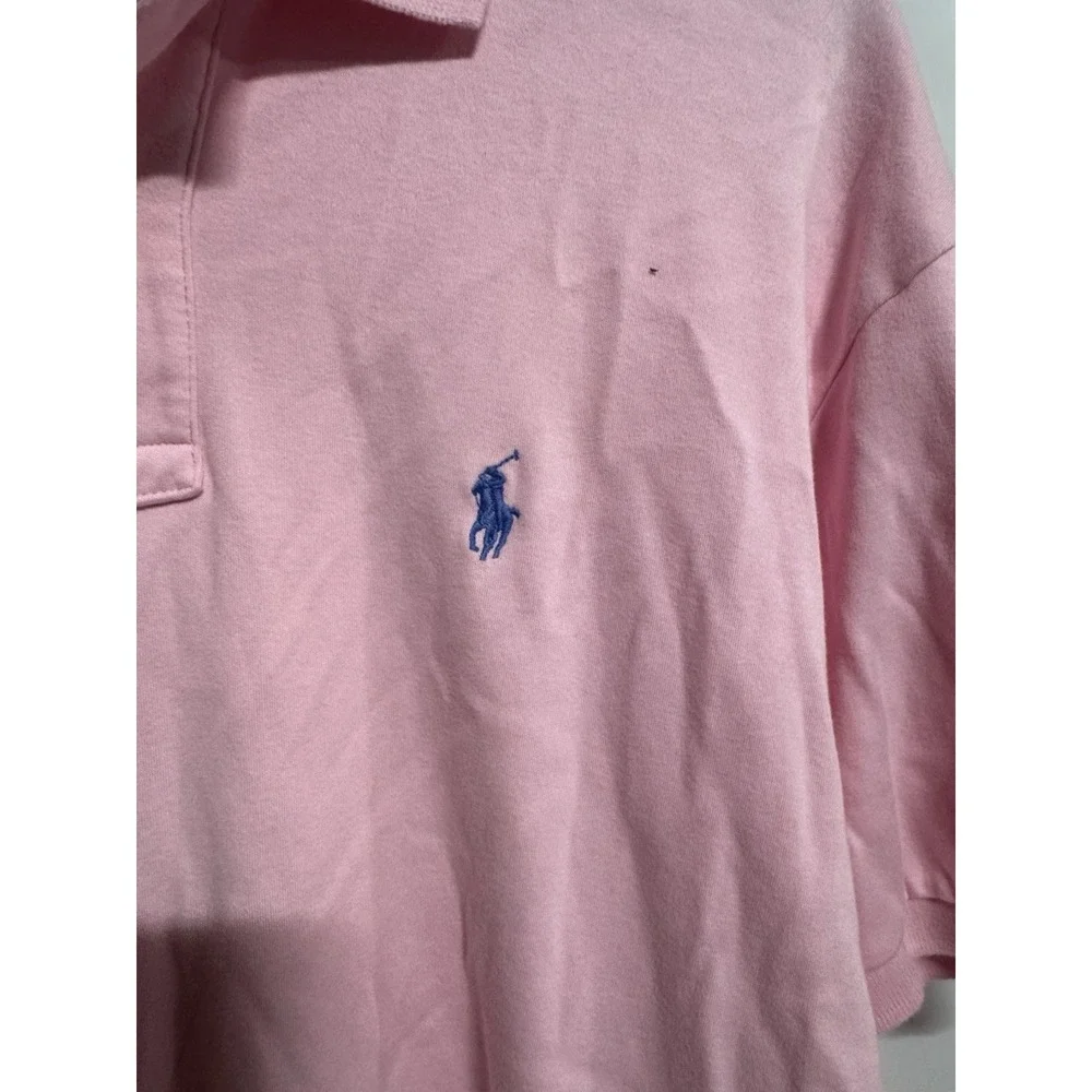Polo Ralph Lauren Polo Shirt Mens Large  Classic Fit Blue Pony Casual Golf